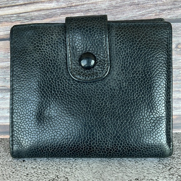 Chanel caviar black wallet small - Picture 2 of 6
